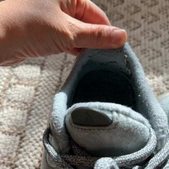 Allbirds Light Green Blue Wool Runners - Picture 2 of 5